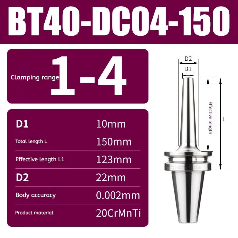 10045 BT30/BT40/BT50-DC high precision back-pull tool holder Shandong Denso Pricision Tools Co.,Ltd.